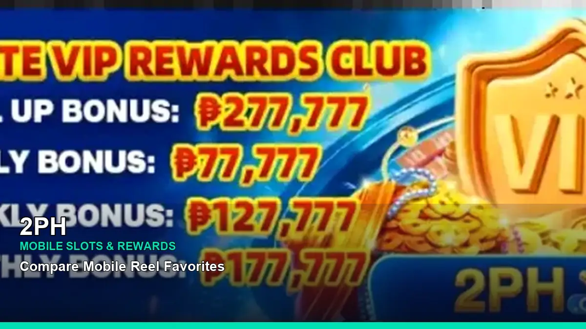 2PH featured mobile casino slots for Philippine players